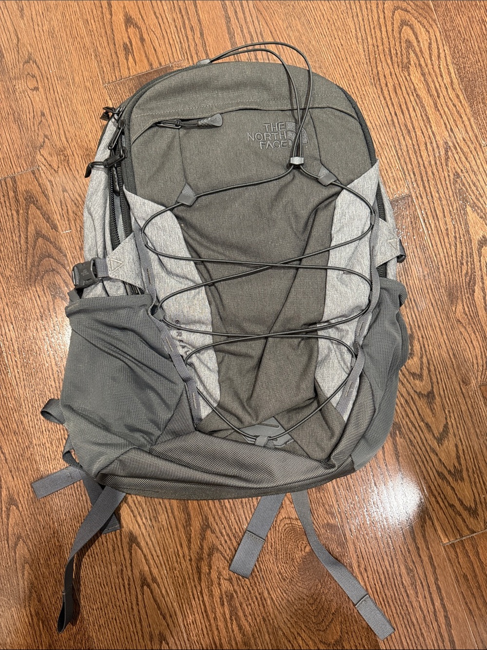 The North Face Borealis Gray and Charcoal Backpack